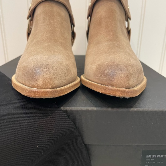 Frye signature Harness Chelsea beige suede boot size 8 - Picture 4 of 9